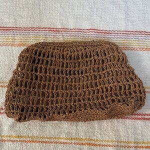OS - NWOT - Free People - Tan Crochet Tote